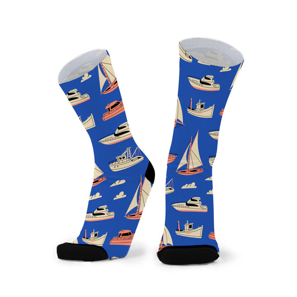 Sail Away Large Red Fox Sox