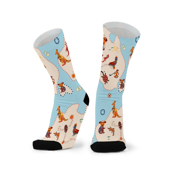 Down Under Doodles  Red Fox Sox