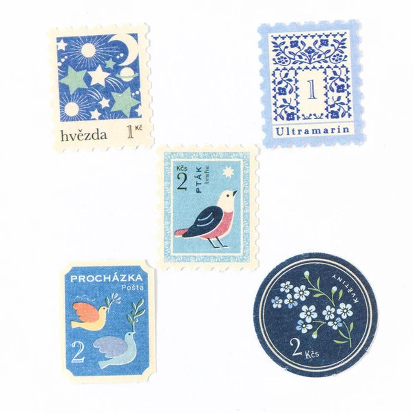 Antique Flake Sticker Made in Japan