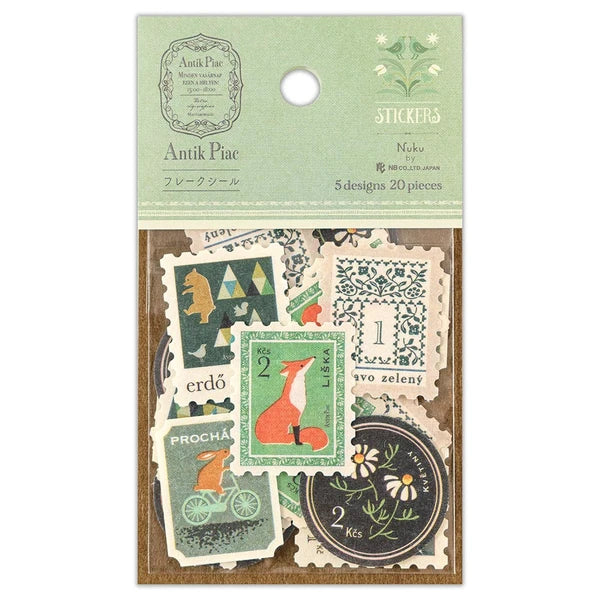 Antique Verde Flake sticker Made in Japan