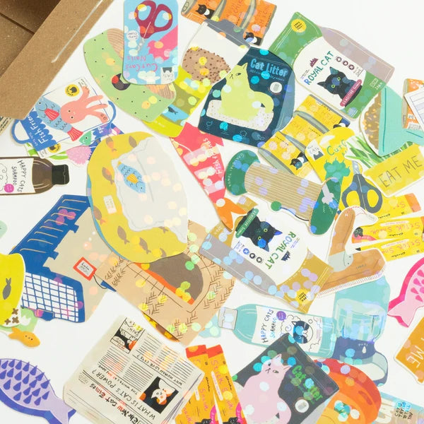 Decoration Haco Stickers Cat Supplies
