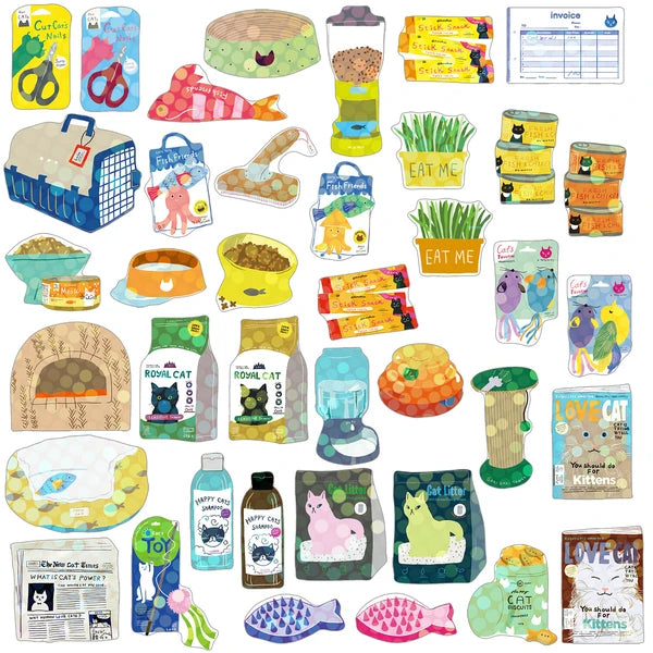 Decoration Haco Stickers Cat Supplies