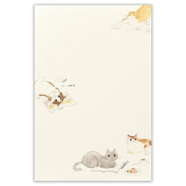 Cat Writing Paper Nekorobi: There is a cat  – Made in Japan