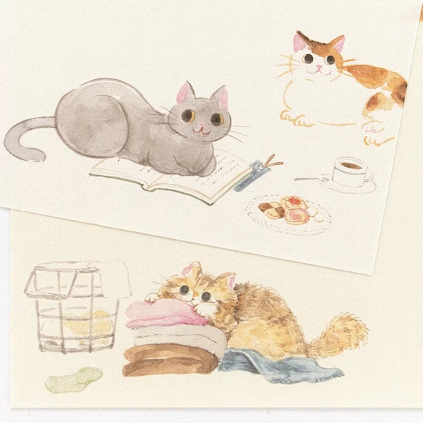 Cat Writing Paper Nekorobi: There is a cat  – Made in Japan