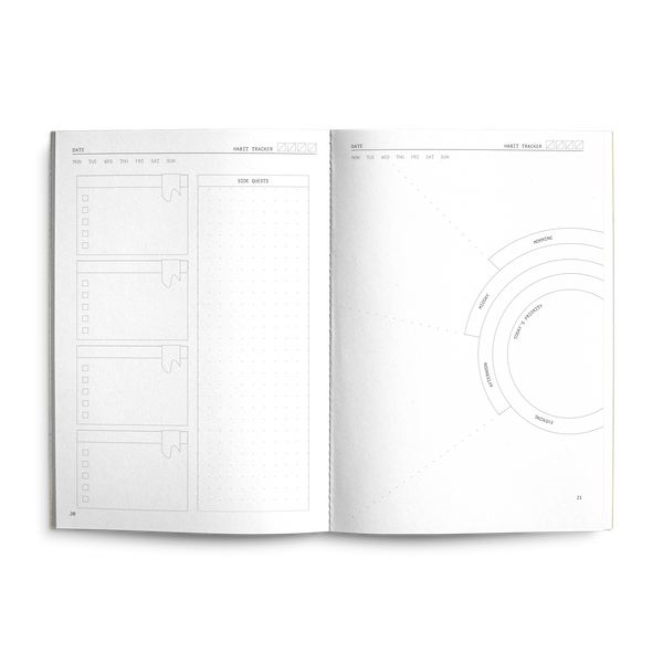 Fast Brain Daily Productivity Planner- Single Notebook