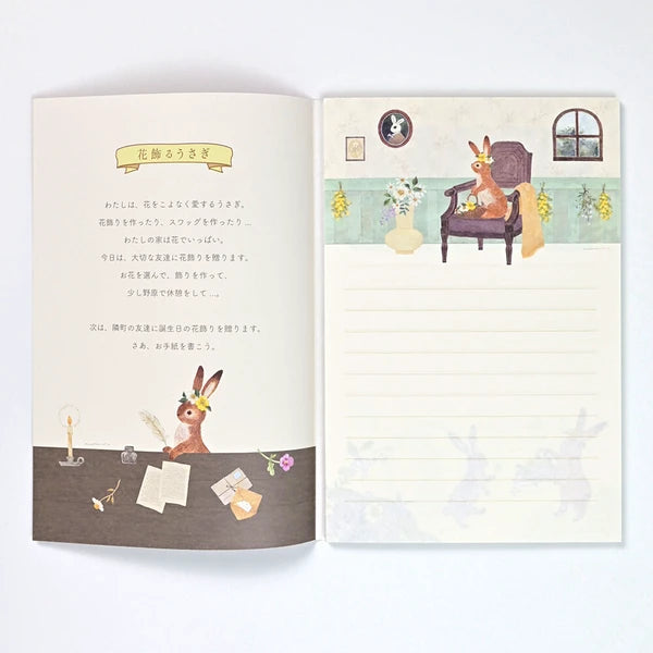 Rabbit Letter Writing Pad – Made in Japan
