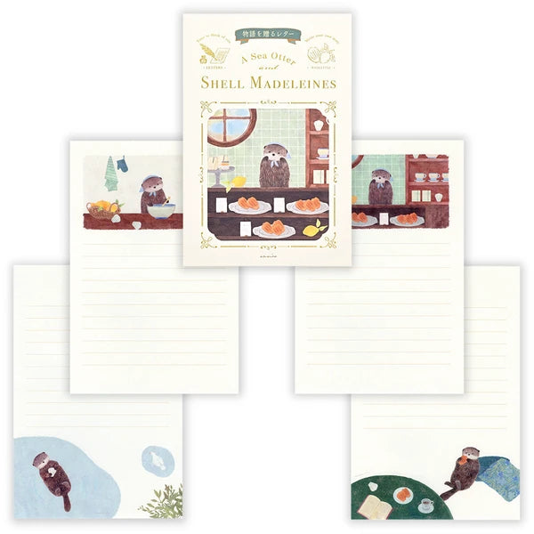 Otters & Madeleines Letter Writing Pad – Made in Japan