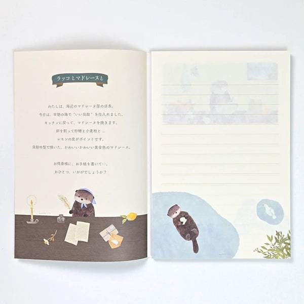 Otters & Madeleines Letter Writing Pad – Made in Japan