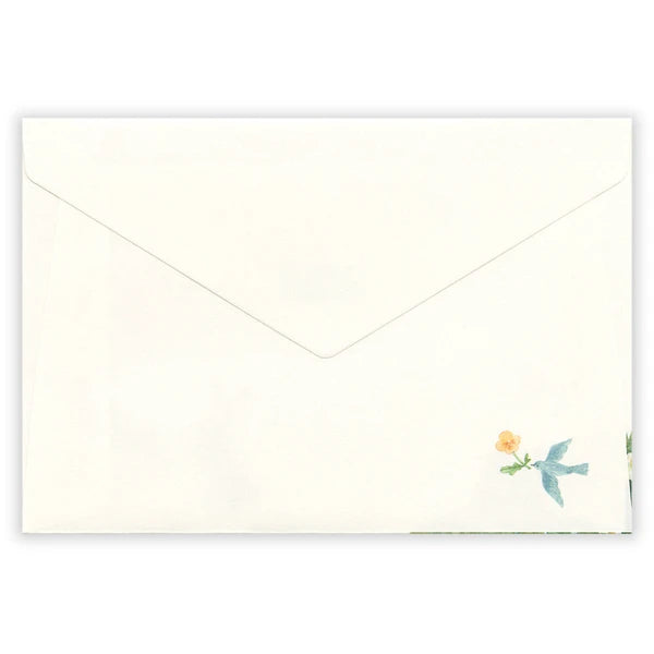 Rabbit Decorated with Flowers Envelopes – Made in Japan
