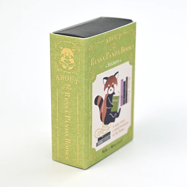 Red Panda Bookstore Matchbox Flake Stickers