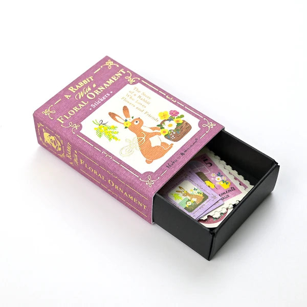 Rabbit Matchbox Flake Stickers