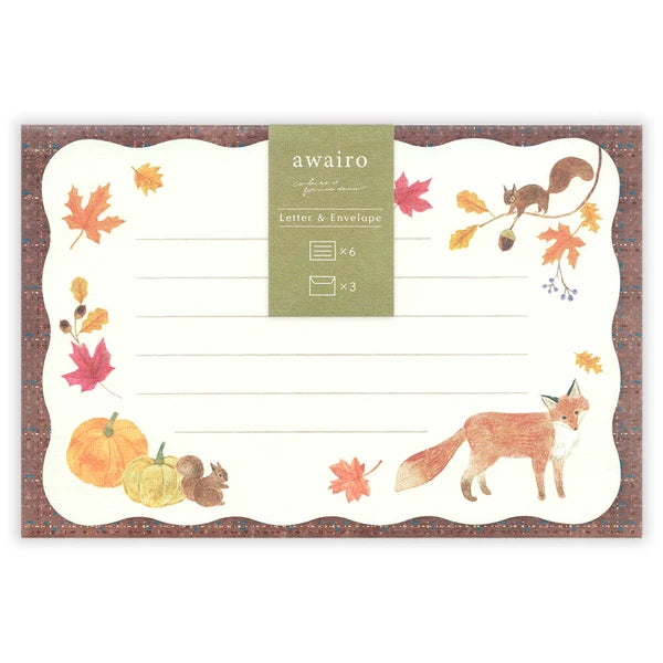 Mini Letter Set Autumn Forest