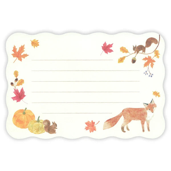 Mini Letter Set Autumn Forest