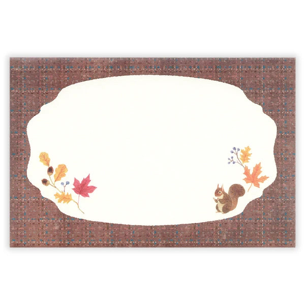 Mini Letter Set Autumn Forest