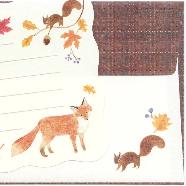 Mini Letter Set Autumn Forest