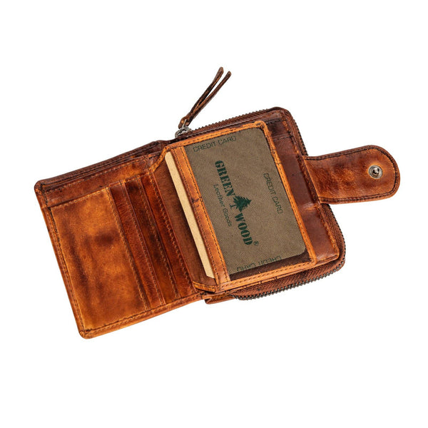 Leather Wallet Cognac