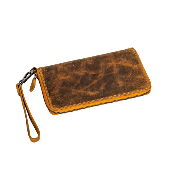 Leather Wallet Camel Broome