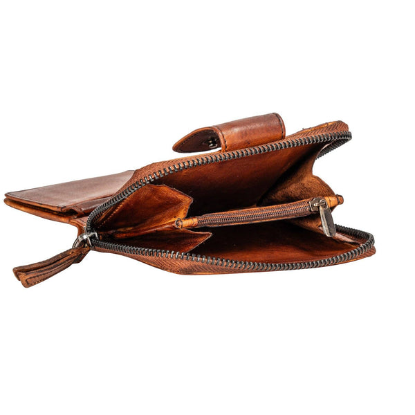 Leather Wallet Cognac