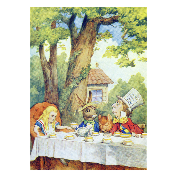 Alice Tea Party Tea Towel