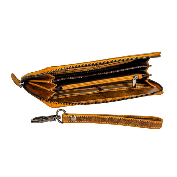 Leather Wallet Camel Broome