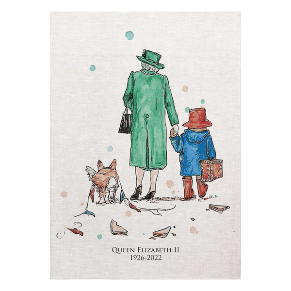 A Royal Farewell Tea Towel