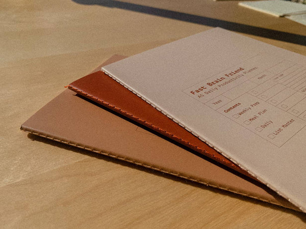 Fast Brain Daily Productivity Planner- Single Notebook