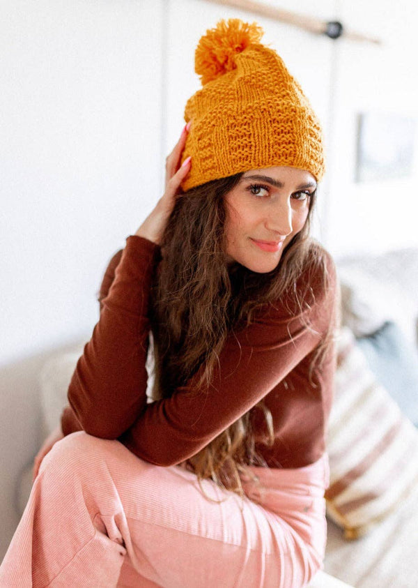Tasman Beanie Turmeric