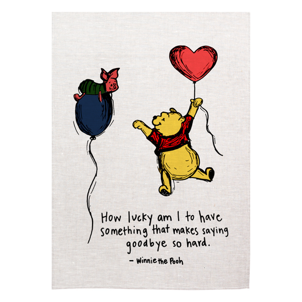 Pooh How Lucky Tea Towel