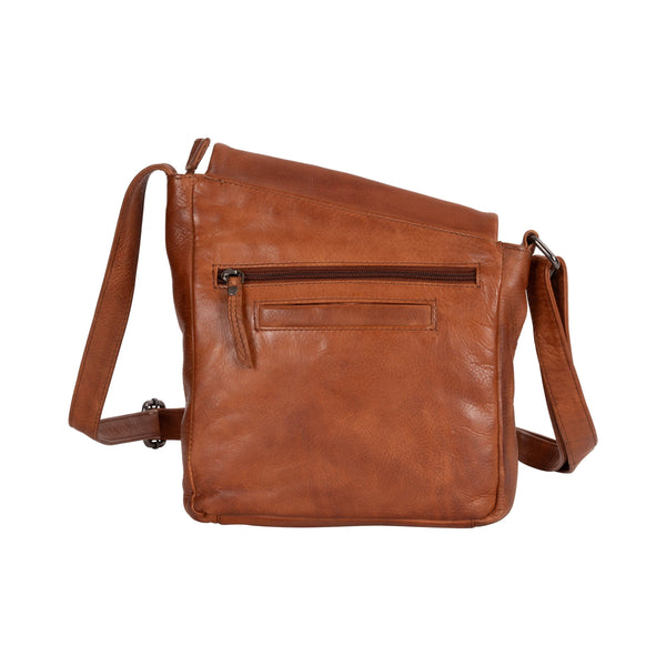 Leather Small Cross Body/sling bag Coruna Cognac