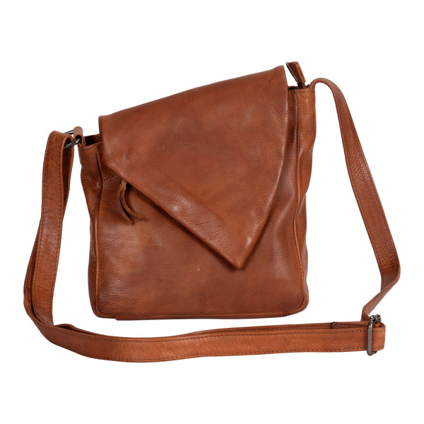 Leather Small Cross Body/sling bag Coruna Cognac