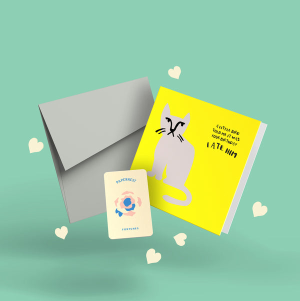 A Little Bird Told Me It Was Your Birthday Card