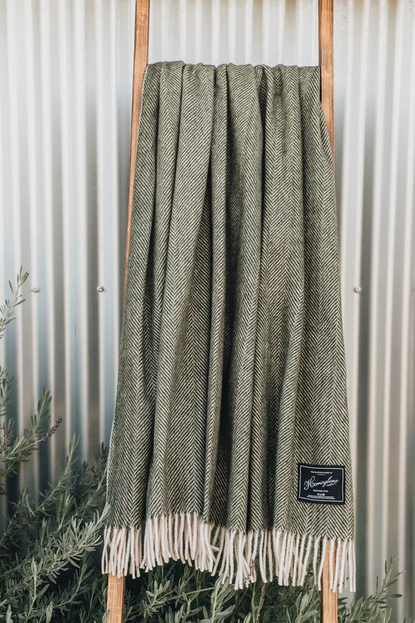 Recycled Wool Blankets Herringbone Collection Ruperts