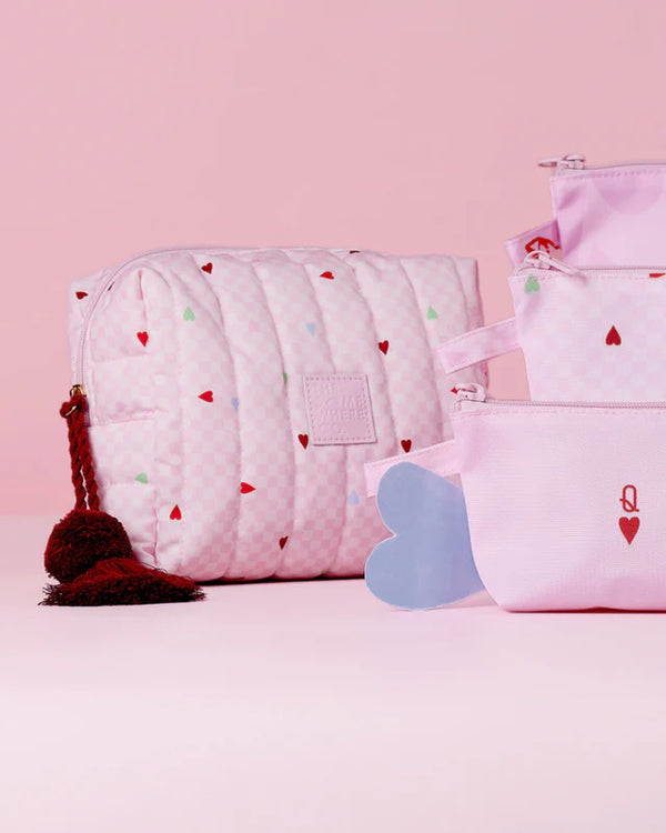 Queen of Hearts Cosmetic Bag