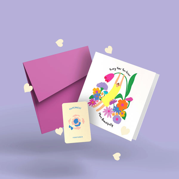 Every Year You Grow More Beautifully Card