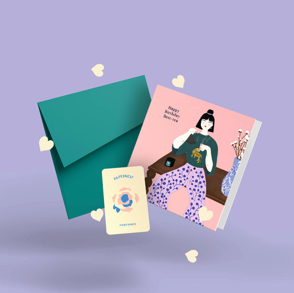 Happy Birthday Best-Tea Card