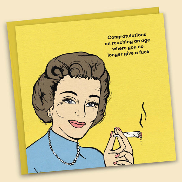 Congratulations On Reaching An Age Card