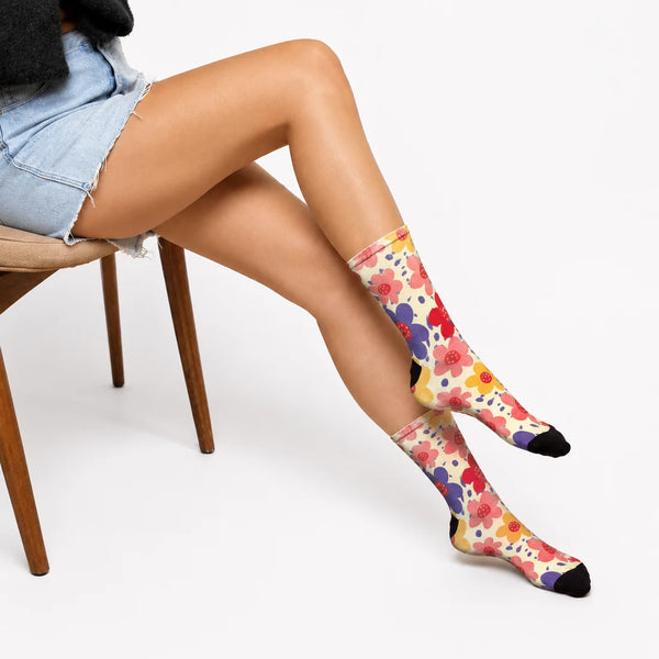 Flower Power Red Fox Sox