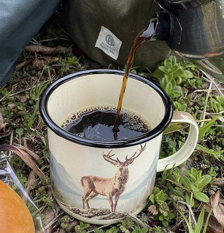 Deer Enamel Mug