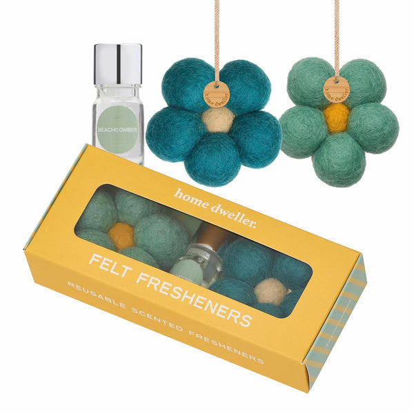 Beachcomber Felt Flower Fresheners