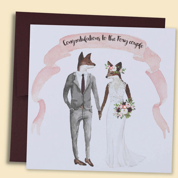 Foxy Couple Card