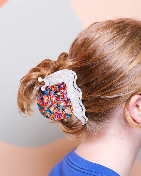 Happy Snail Hair Claw Clip