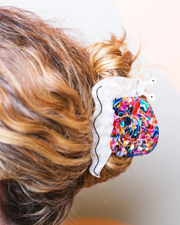 Happy Snail Hair Claw Clip