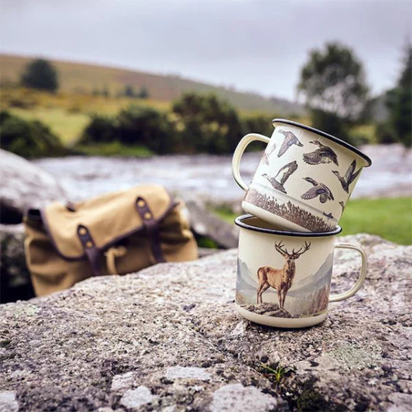Deer Enamel Mug
