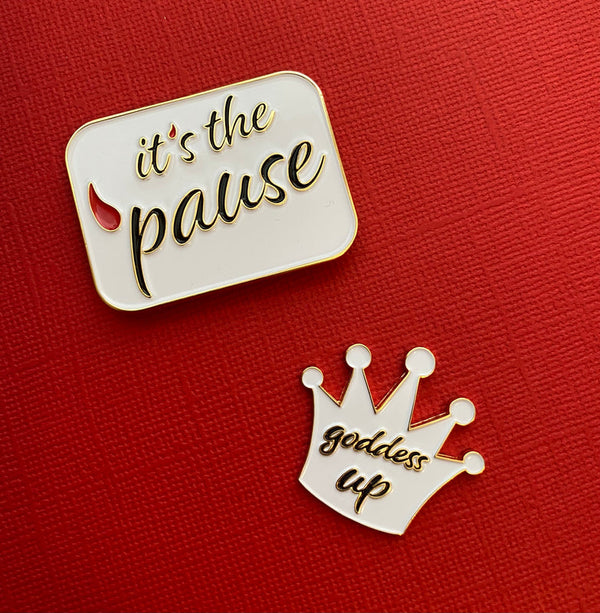 Enamel Pin | It's the 'pause