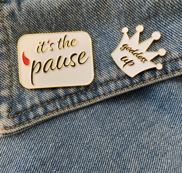 Enamel Pin | It's the 'pause