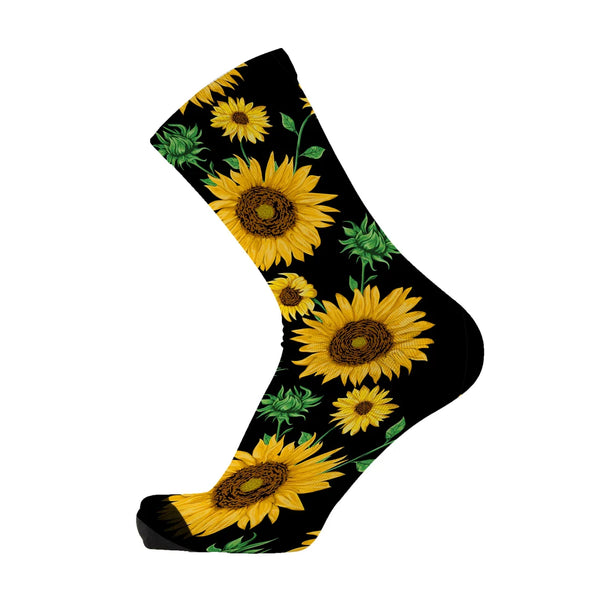 Sunflower Bloom Red Fox Sox