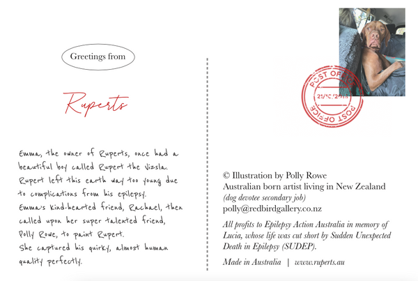 Rupert the Vizsla Greeting Card