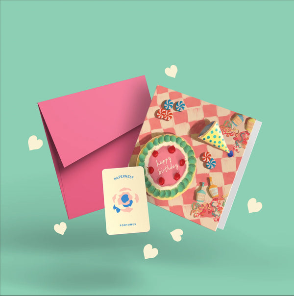Happy Birthday Cake Card
