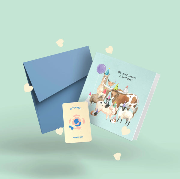 We Herd There's A Birthday Card