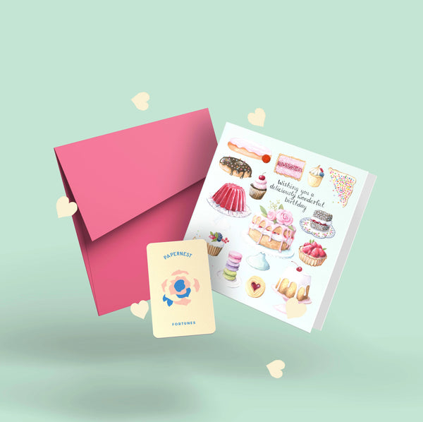Wishing You A Deliciously Wonderful Birthday Card